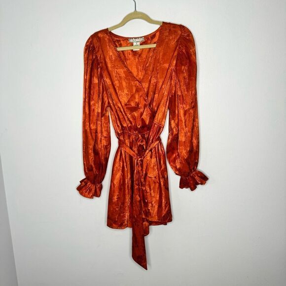 A Calvin by flying tomato burnt orange dress size medium - Picture 1 of 5